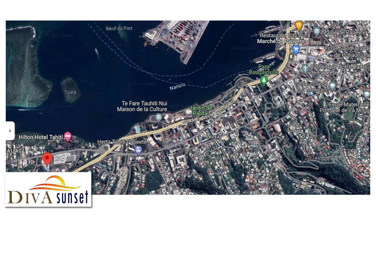 Tahiti Diva Sunset Studio Papeete  Zewnętrze zdjęcie
